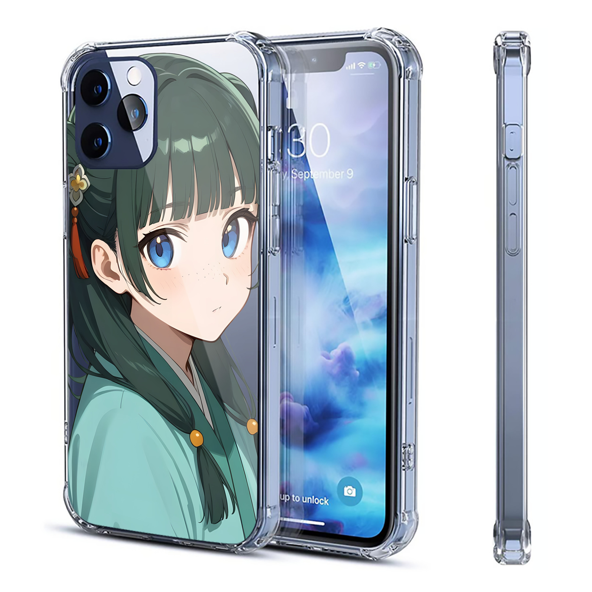 （画像用） 薬屋のひとりごと The Apothecary Diaries 【iPhone 12シリーズ対応】透明スマホケース（クリアソフトケース）